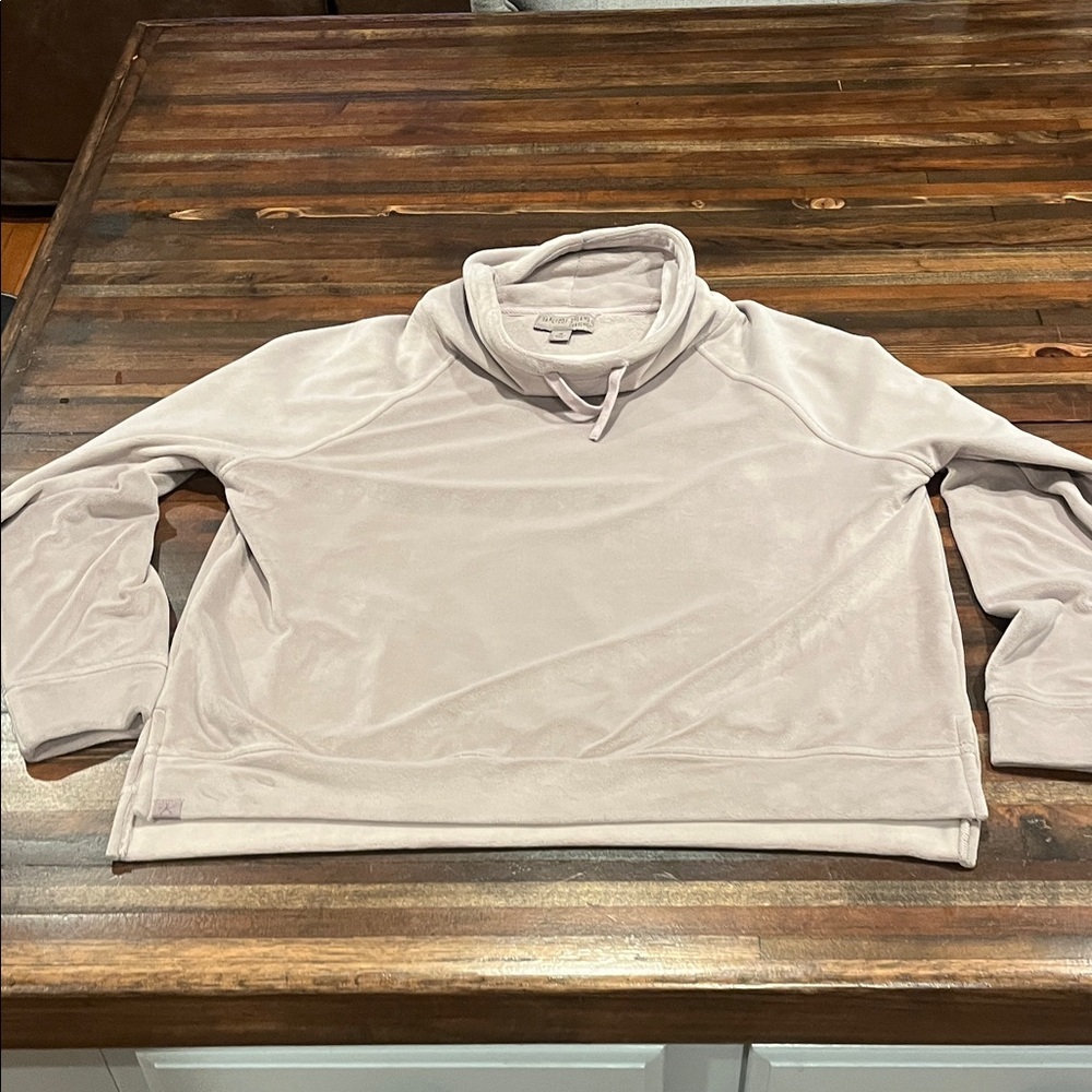 Barefoot Dreams LuxeChic Funnel Neck Pullover Sweatshirt